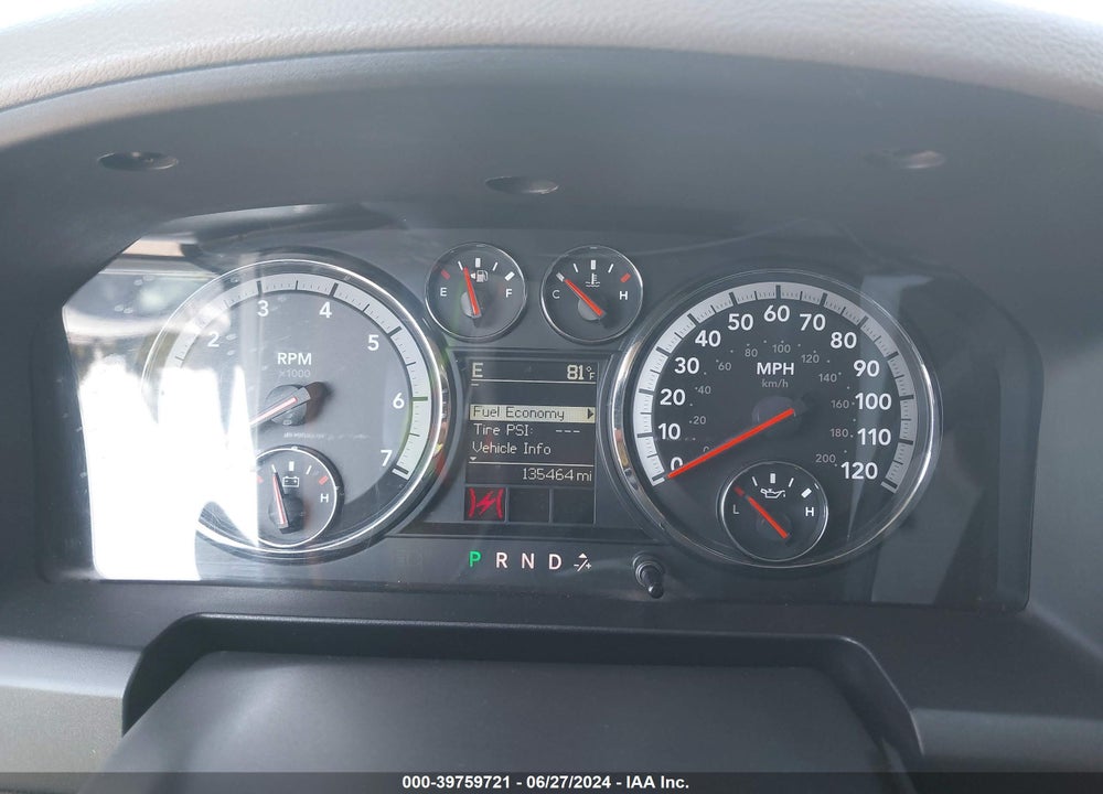 2011 RAM 1500 SLT VIN: 1D7RB1GT5BS570404