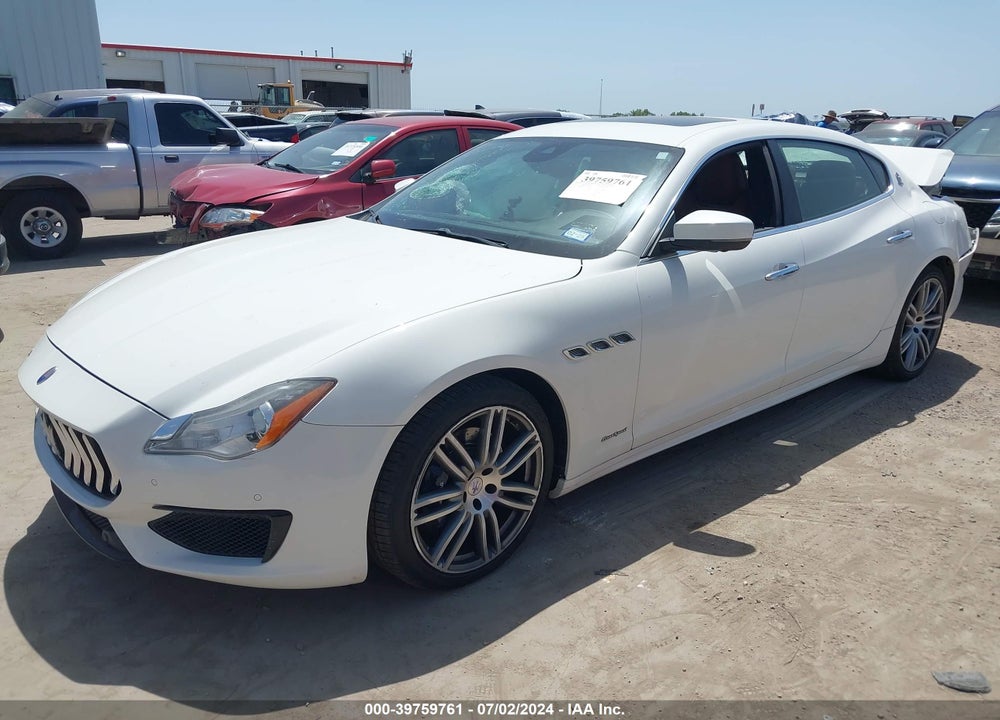 2017 MASERATI QUATTROPORTE S Q4 GRANSPORT VIN: ZAM56RRS7H1231704