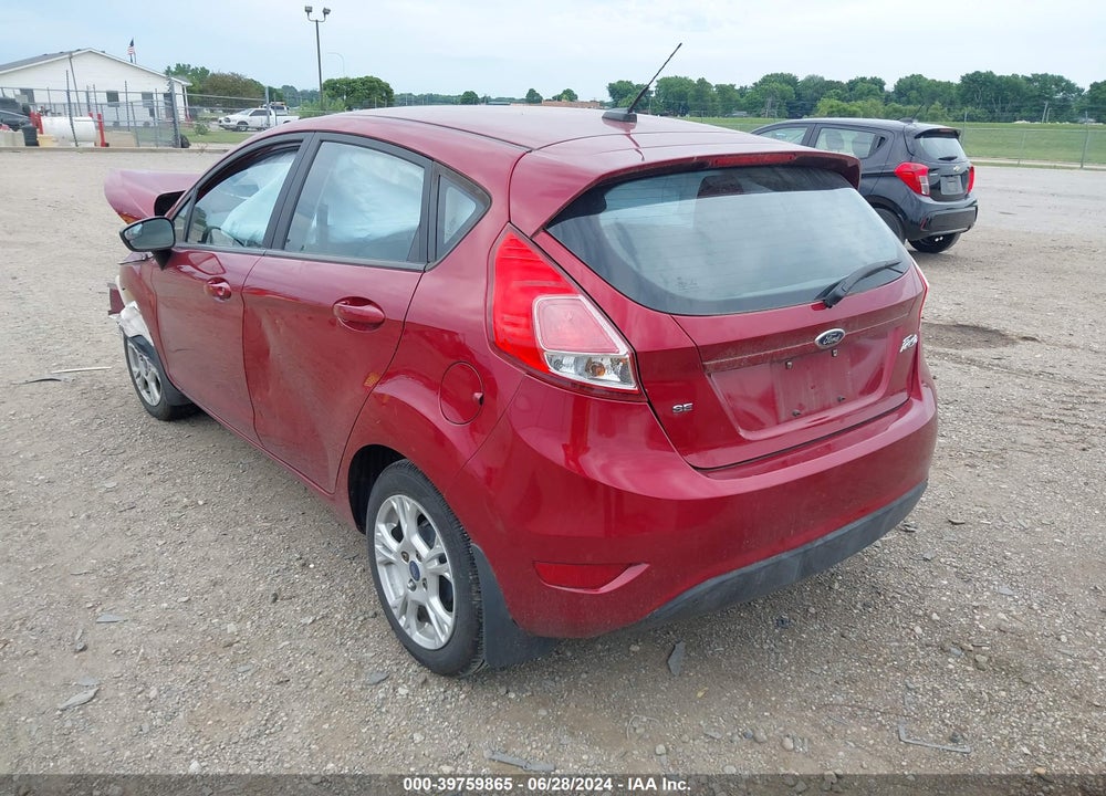 2015 FORD FIESTA SE VIN: 3FADP4EJXFM141207