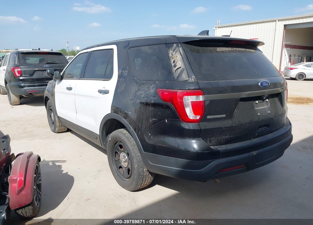 2019 FORD POLICE INTERCEPTOR UTILITY VIN: 1FM5K8AT3KGB54893