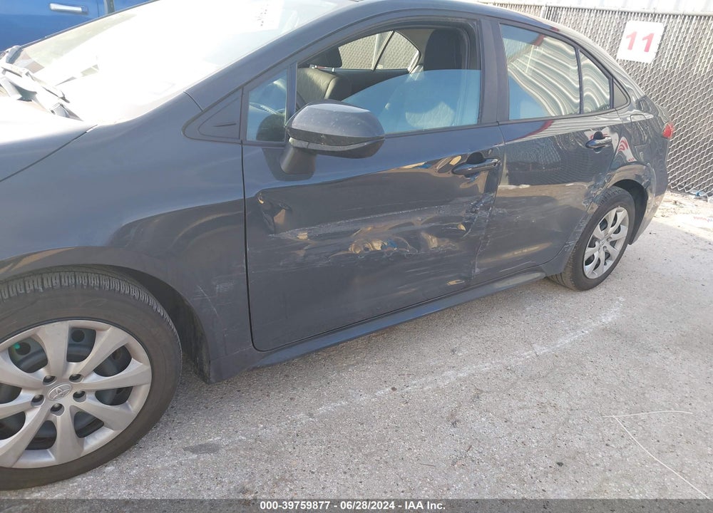 2024 TOYOTA COROLLA LE VIN: 5YFB4MDE3RP101384