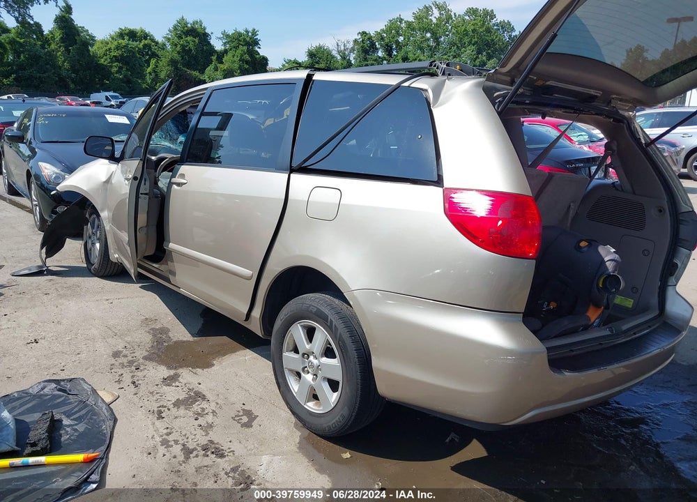 2008 TOYOTA SIENNA LE VIN: 5TDZK23C98S220748