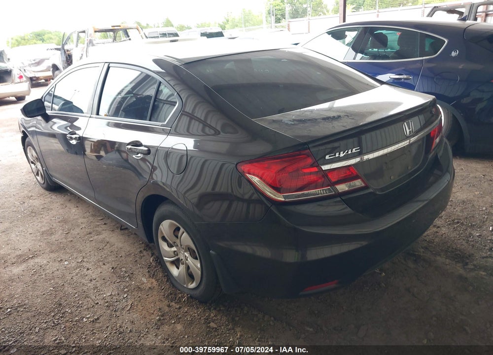 2014 HONDA CIVIC LX VIN: 2HGFB2F54EH548347