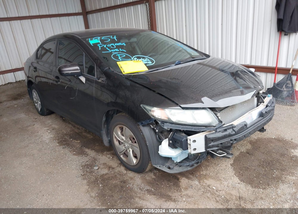 2014 HONDA CIVIC LX VIN: 2HGFB2F54EH548347