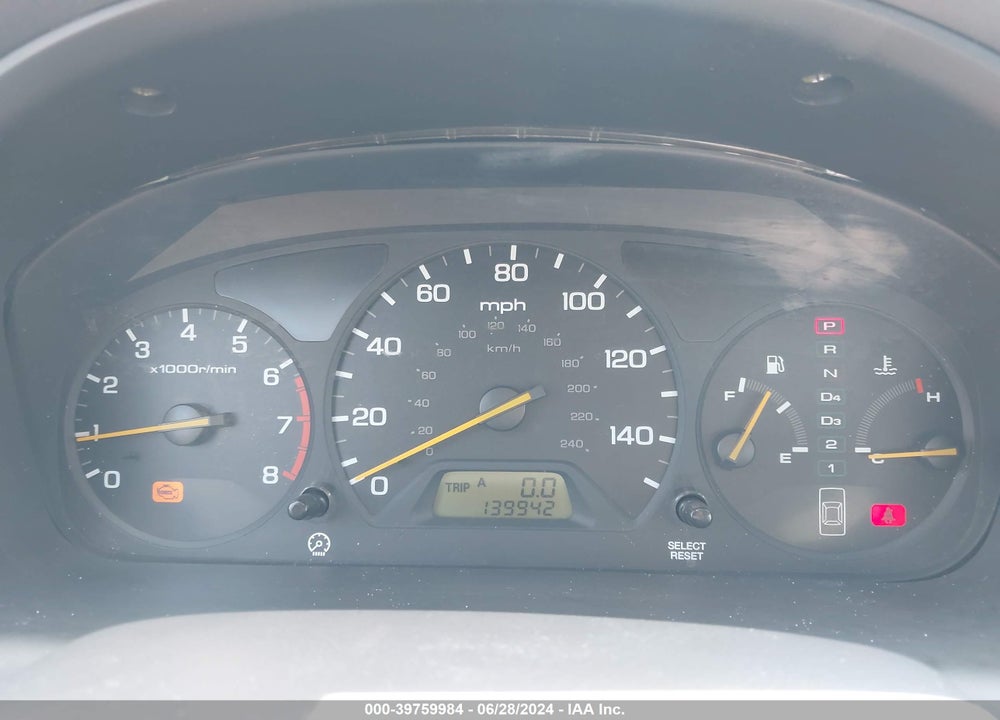 2001 HONDA ACCORD 3.0 EX VIN: 1HGCG165X1A005088