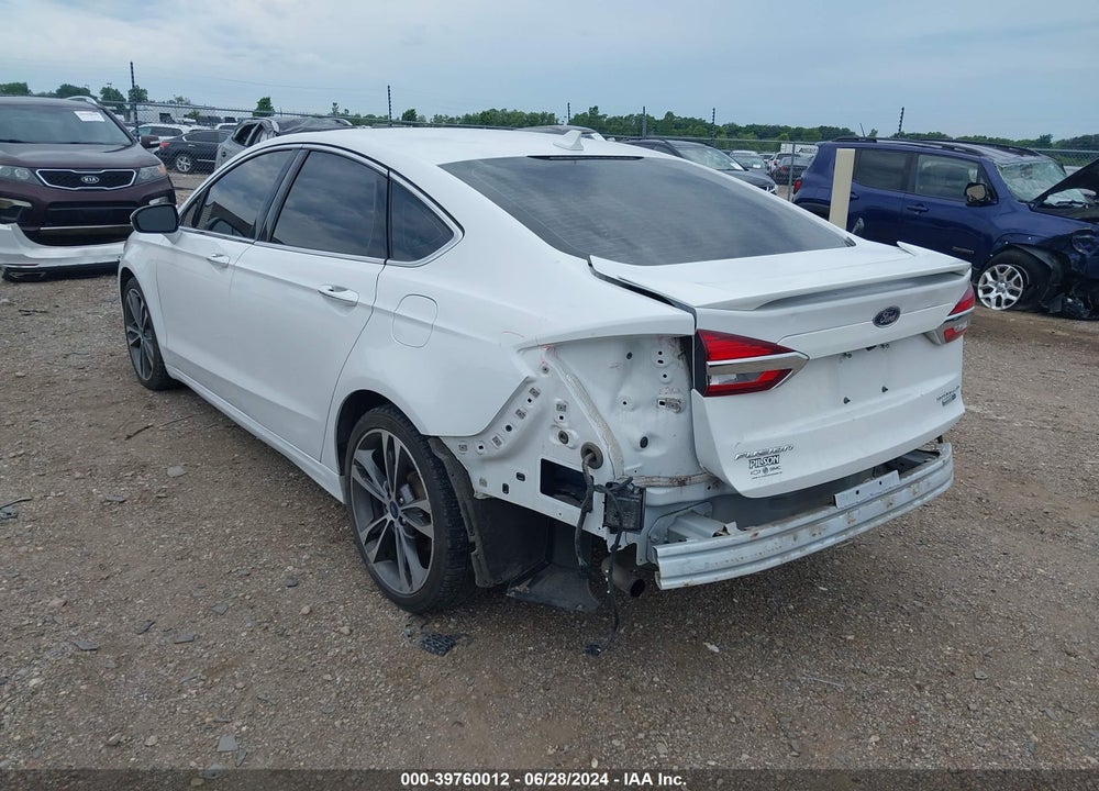 2020 FORD FUSION TITANIUM VIN: 3FA6P0D9XLR192276