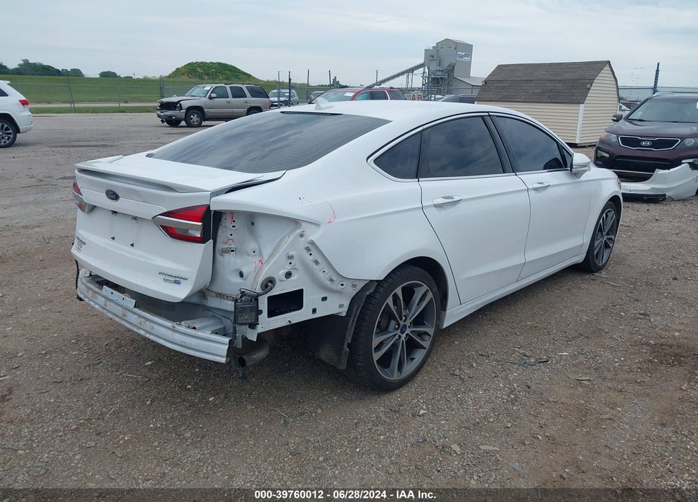 2020 FORD FUSION TITANIUM VIN: 3FA6P0D9XLR192276