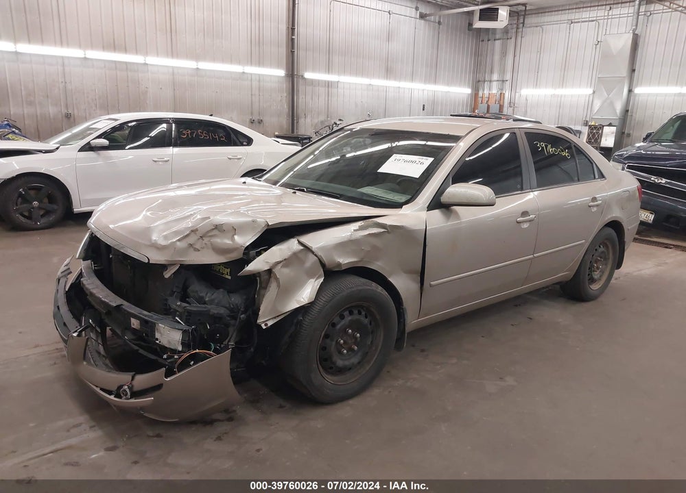 2009 HYUNDAI SONATA GLS VIN: 5NPET46C79H488384