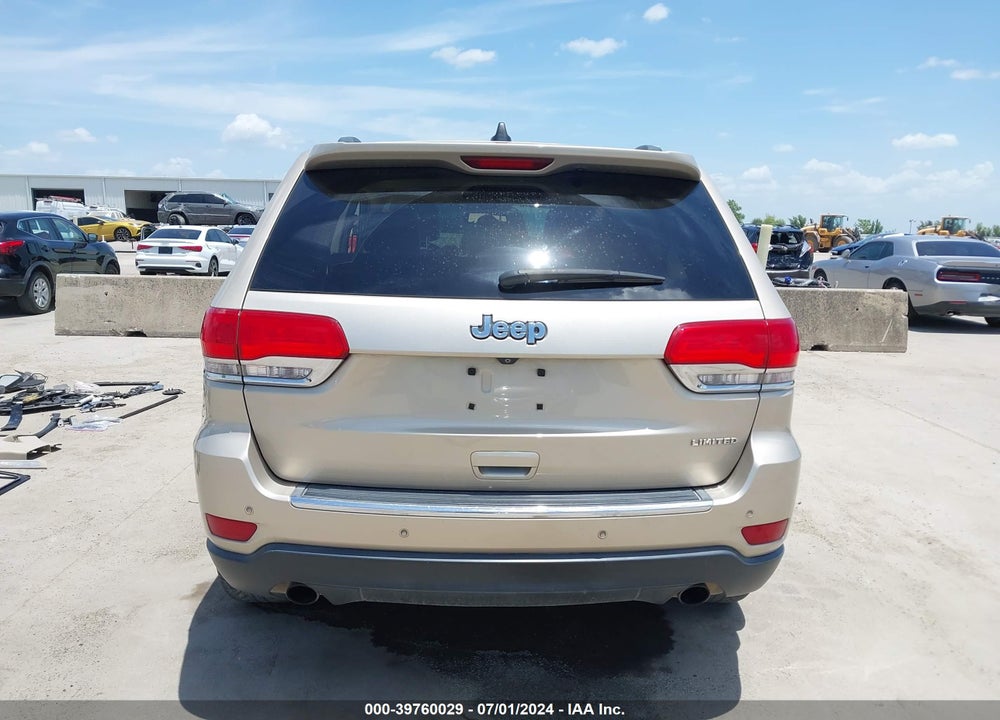 2014 JEEP GRAND CHEROKEE LIMITED VIN: 1C4RJEBT8EC149108