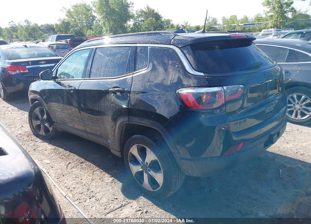 2018 JEEP COMPASS LATITUDE 4X4 VIN: 3C4NJDBB2JT176528