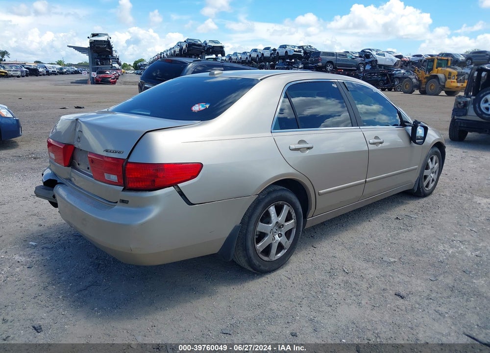 2005 HONDA ACCORD 3.0 EX VIN: 1HGCM66565A015841