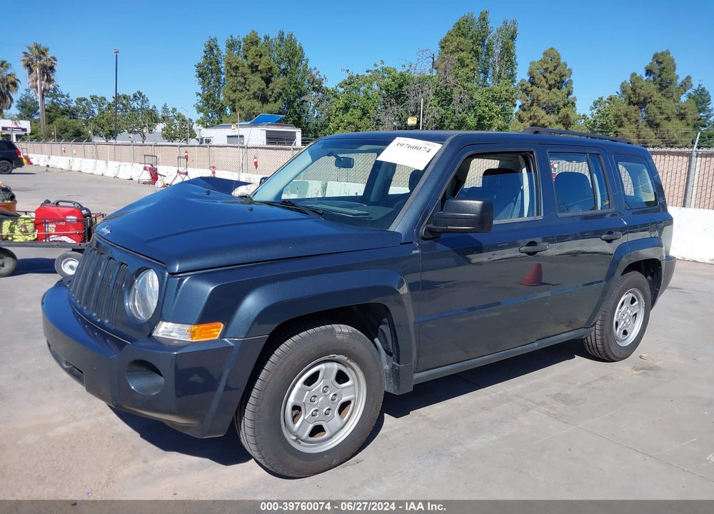 2008 JEEP PATRIOT SPORT VIN: 1J8FT28068D705318