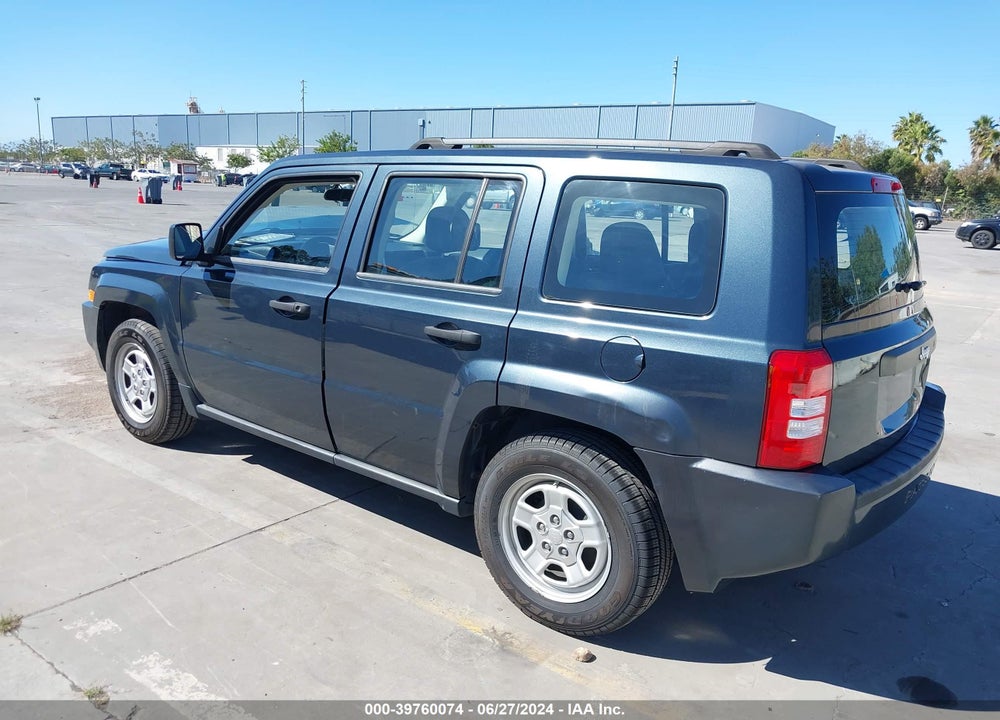 2008 JEEP PATRIOT SPORT VIN: 1J8FT28068D705318