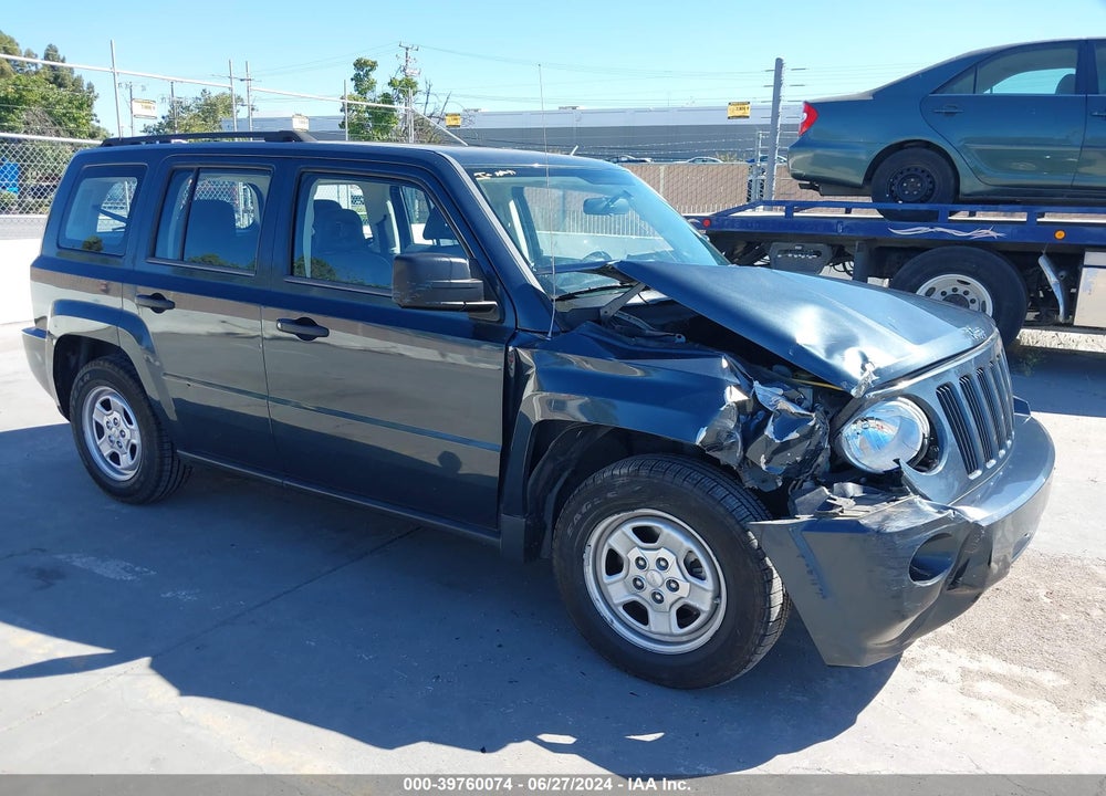 2008 JEEP PATRIOT SPORT VIN: 1J8FT28068D705318