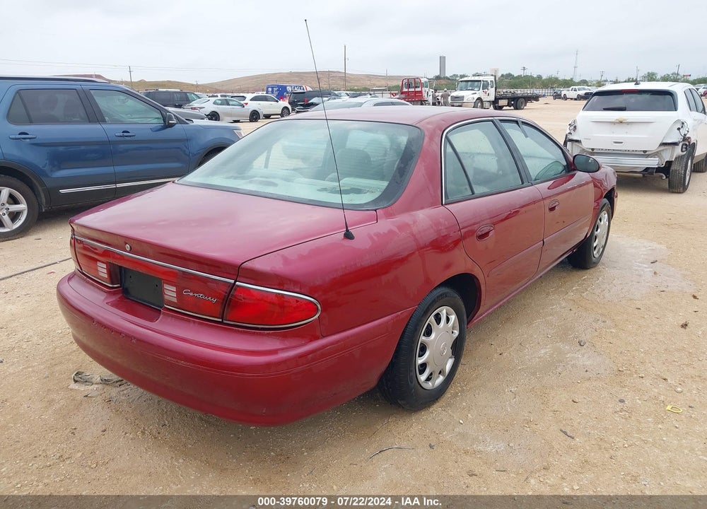 2004 BUICK CENTURY VIN: 2G4WS52J741242281