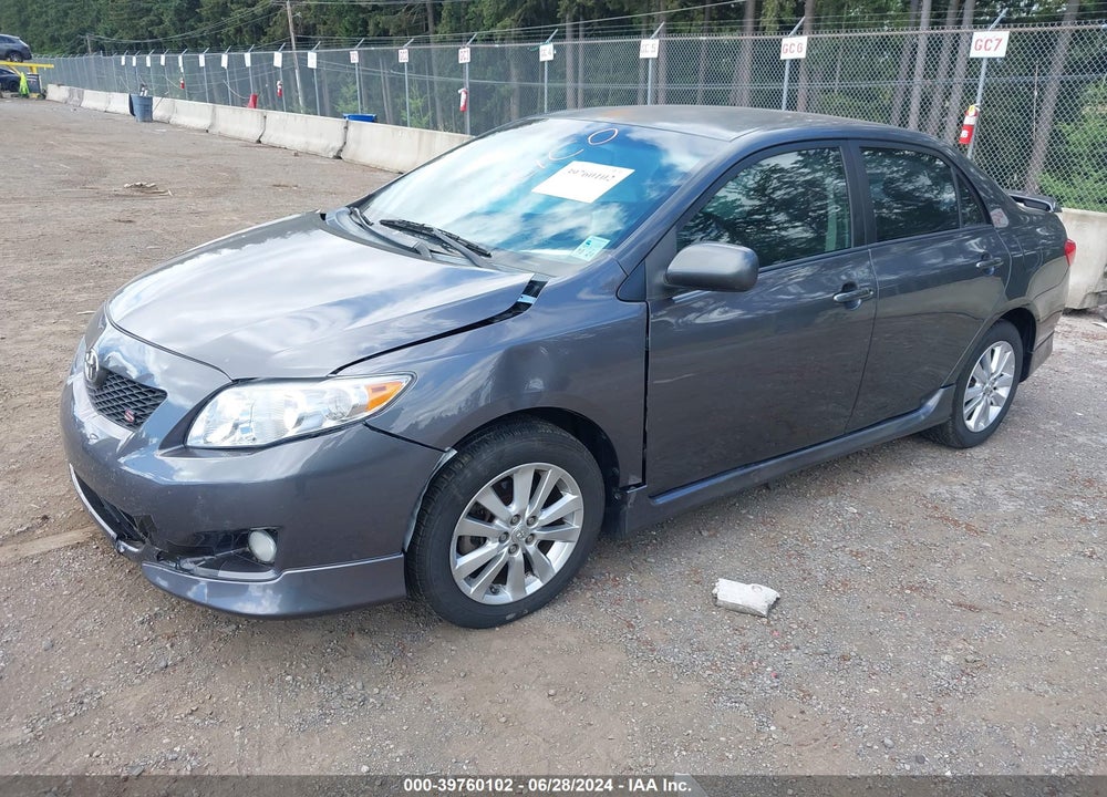 2010 TOYOTA COROLLA S VIN: 2T1BU4EE8AC532595