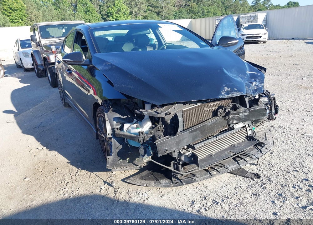2018 HYUNDAI ELANTRA SPORT VIN: KMHD04LBXJU563133
