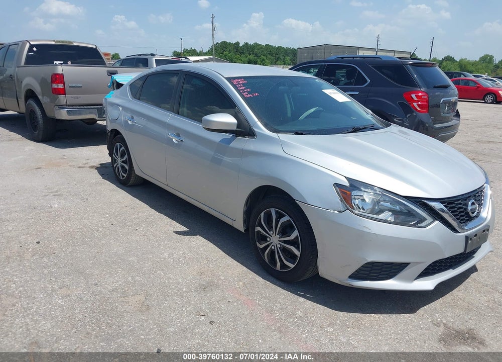 2019 NISSAN SENTRA S VIN: 3N1AB7AP9KY303180