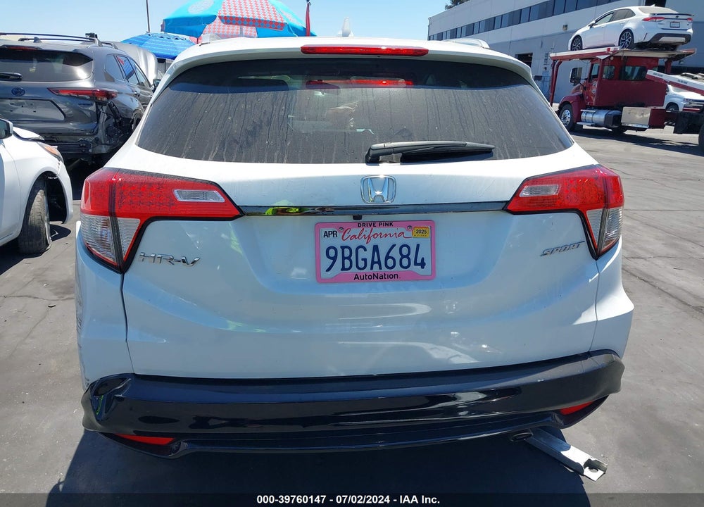 2022 HONDA HR-V 2WD SPORT VIN: 3CZRU5H15NM742527
