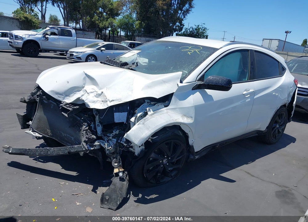 2022 HONDA HR-V 2WD SPORT VIN: 3CZRU5H15NM742527