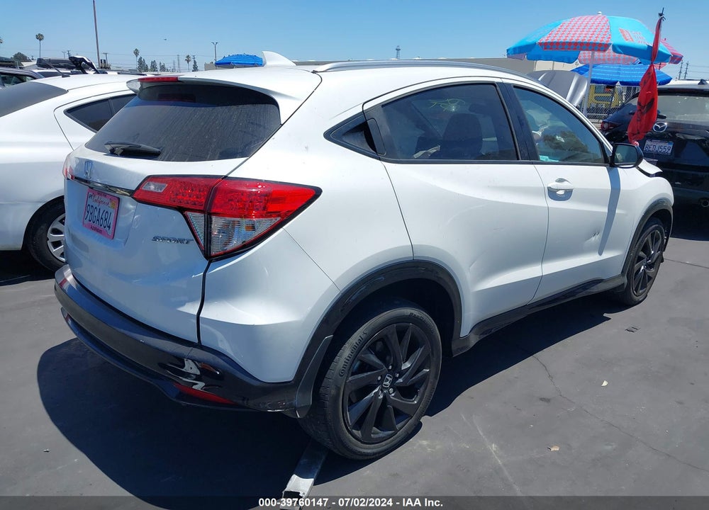 2022 HONDA HR-V 2WD SPORT VIN: 3CZRU5H15NM742527