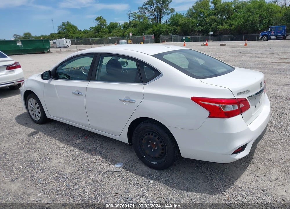 2017 NISSAN SENTRA SV VIN: 3N1AB7AP4HL650910