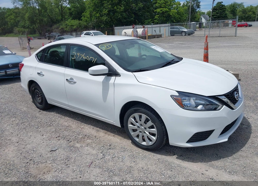 2017 NISSAN SENTRA SV VIN: 3N1AB7AP4HL650910