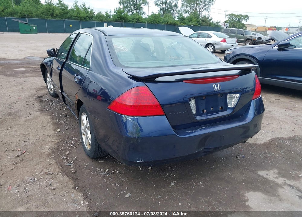 2006 HONDA ACCORD 2.4 SE VIN: 1HGCM56336A110920