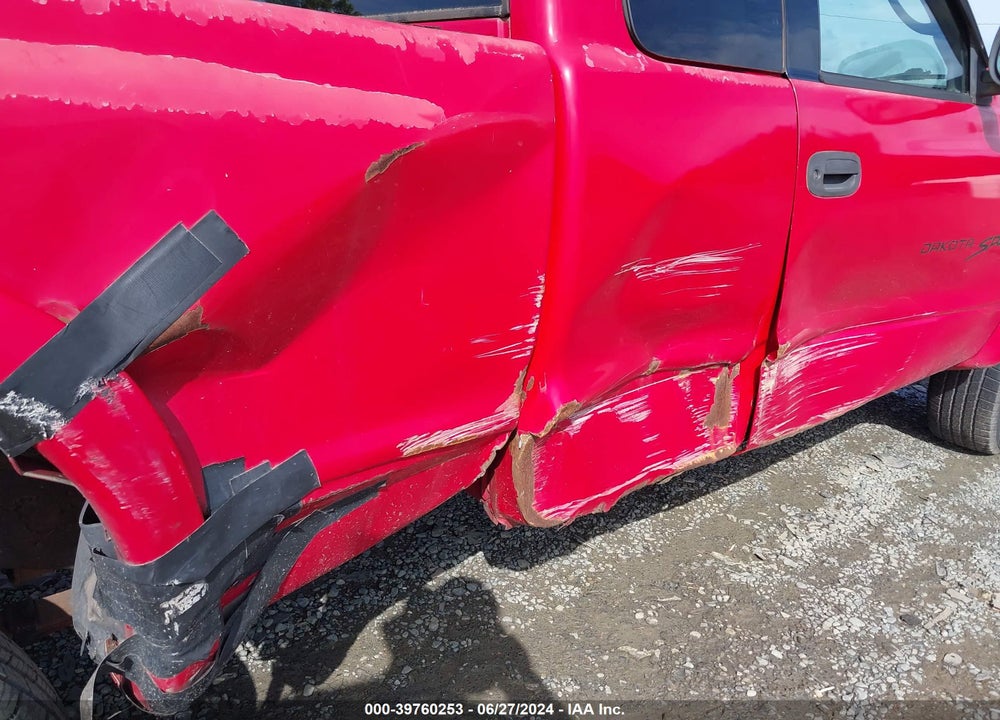 2000 DODGE DAKOTA SLT/SPORT VIN: 1B7GG22N1YS697970