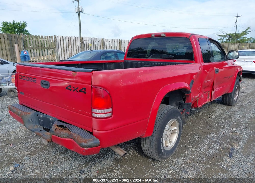 2000 DODGE DAKOTA SLT/SPORT VIN: 1B7GG22N1YS697970