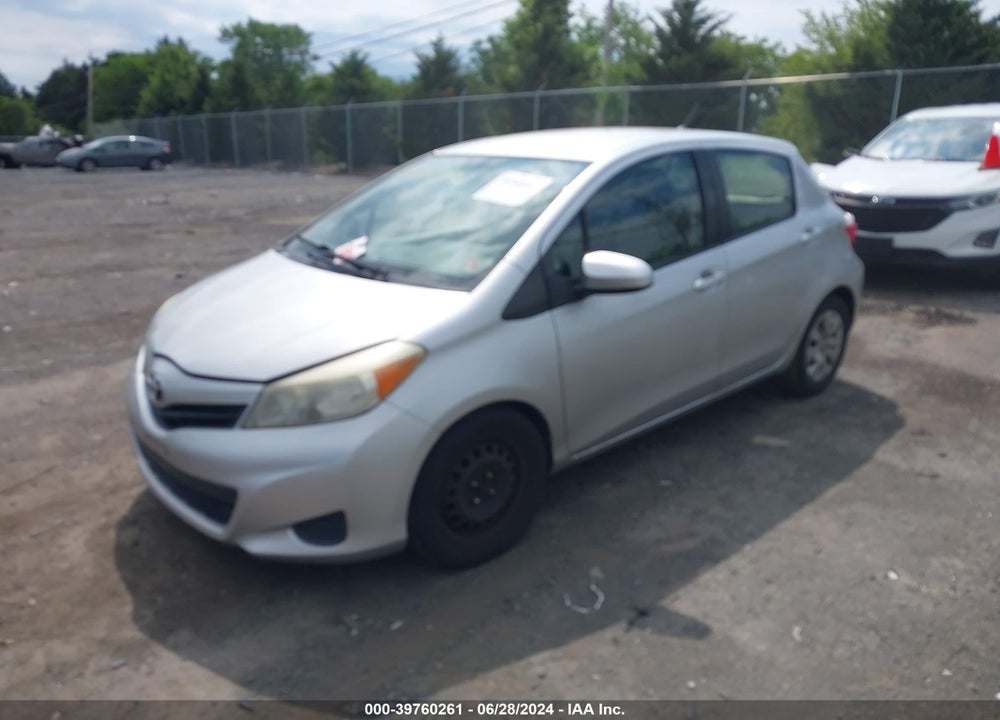 2012 TOYOTA YARIS LE VIN: JTDKTUD3XCD521171