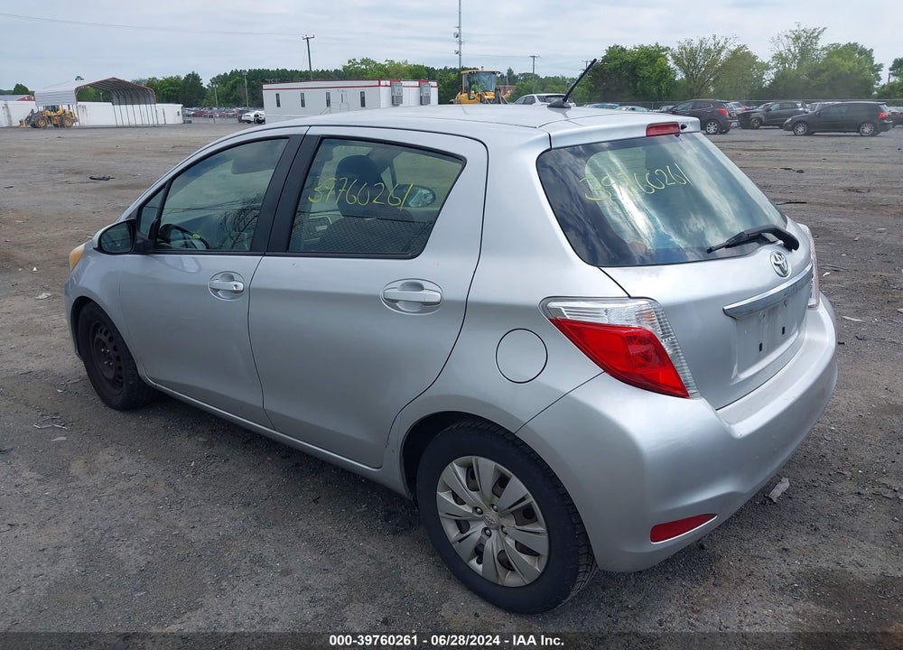 2012 TOYOTA YARIS LE VIN: JTDKTUD3XCD521171