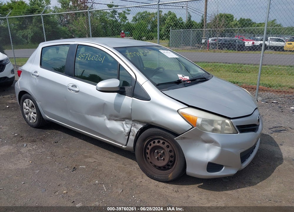 2012 TOYOTA YARIS LE VIN: JTDKTUD3XCD521171