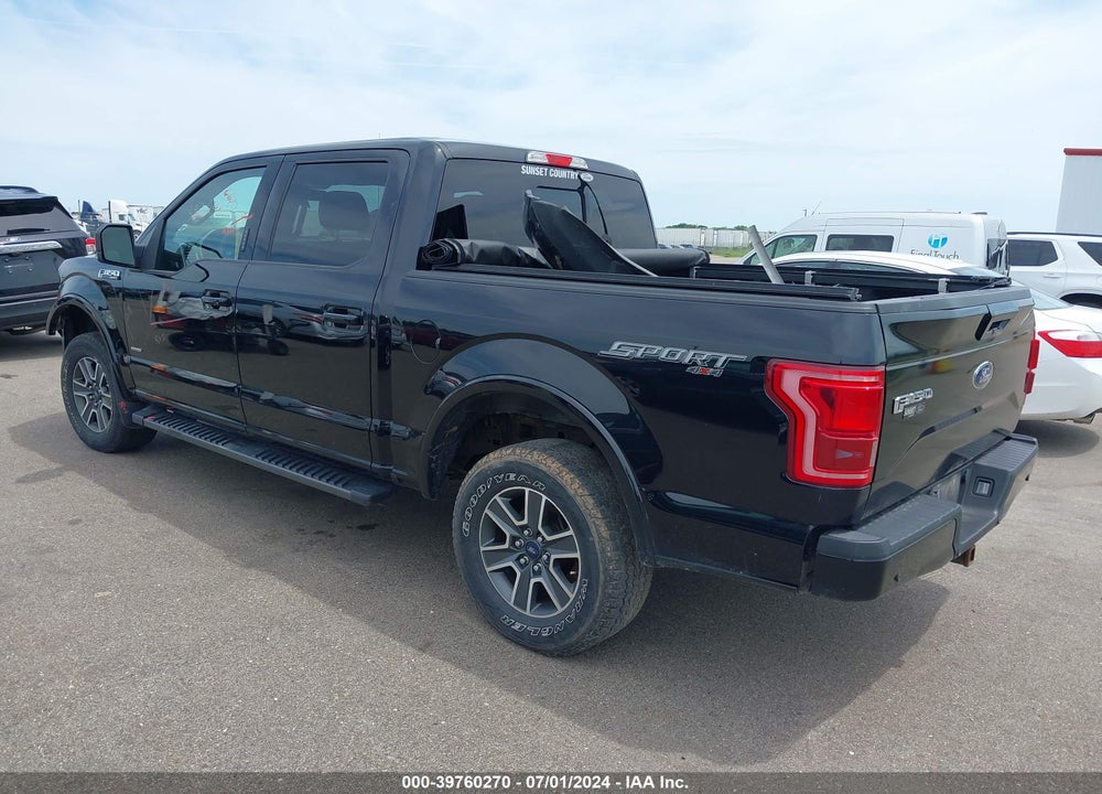 2016 FORD F-150 LARIAT VIN: 1FTEW1EG0GFD27716