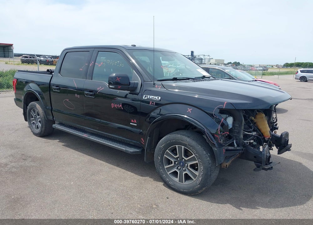 2016 FORD F-150 LARIAT VIN: 1FTEW1EG0GFD27716