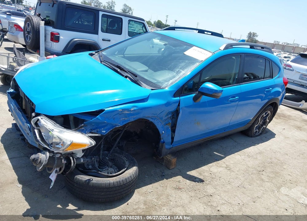 2016 SUBARU CROSSTREK 2.0I LIMITED VIN: JF2GPAKC9G8307767