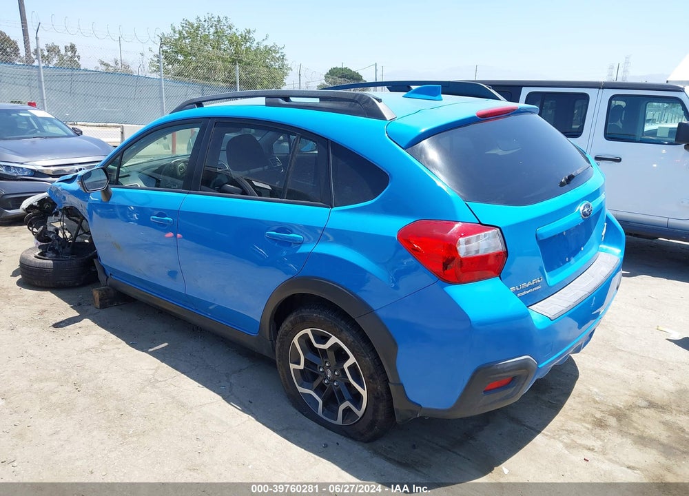 2016 SUBARU CROSSTREK 2.0I LIMITED VIN: JF2GPAKC9G8307767