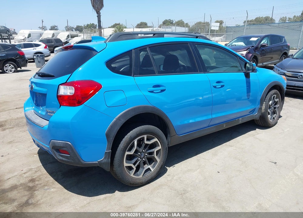 2016 SUBARU CROSSTREK 2.0I LIMITED VIN: JF2GPAKC9G8307767