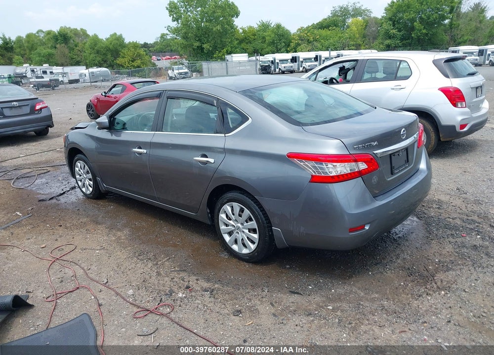 2015 NISSAN SENTRA S VIN: 3N1AB7AP1FY381118