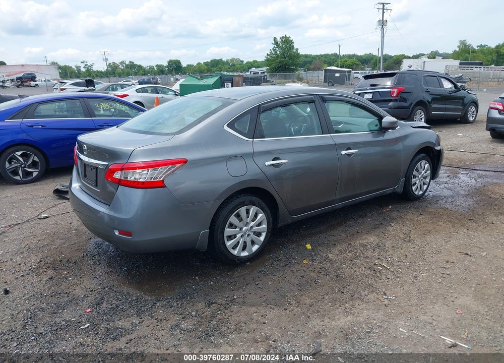 2015 NISSAN SENTRA S VIN: 3N1AB7AP1FY381118