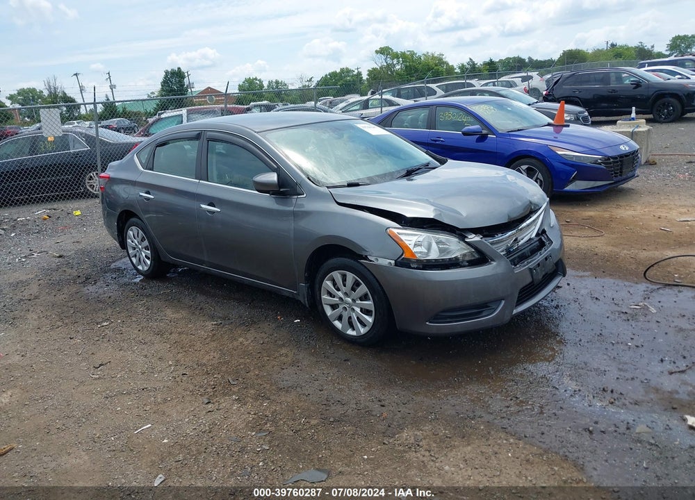 2015 NISSAN SENTRA S VIN: 3N1AB7AP1FY381118