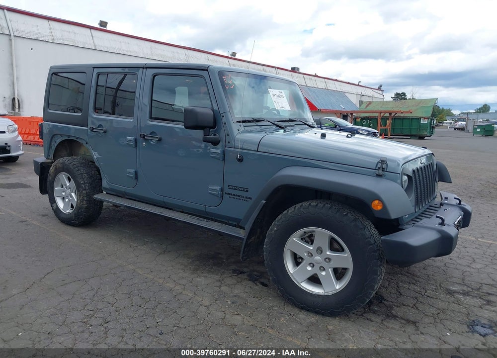 2014 JEEP WRANGLER UNLIMITED SPORT VIN: 1C4BJWDG9EL238399