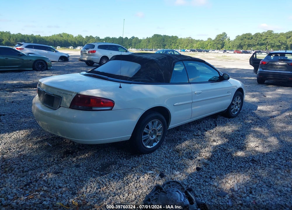 2005 CHRYSLER SEBRING TOURING VIN: 1C3EL55R95N553374