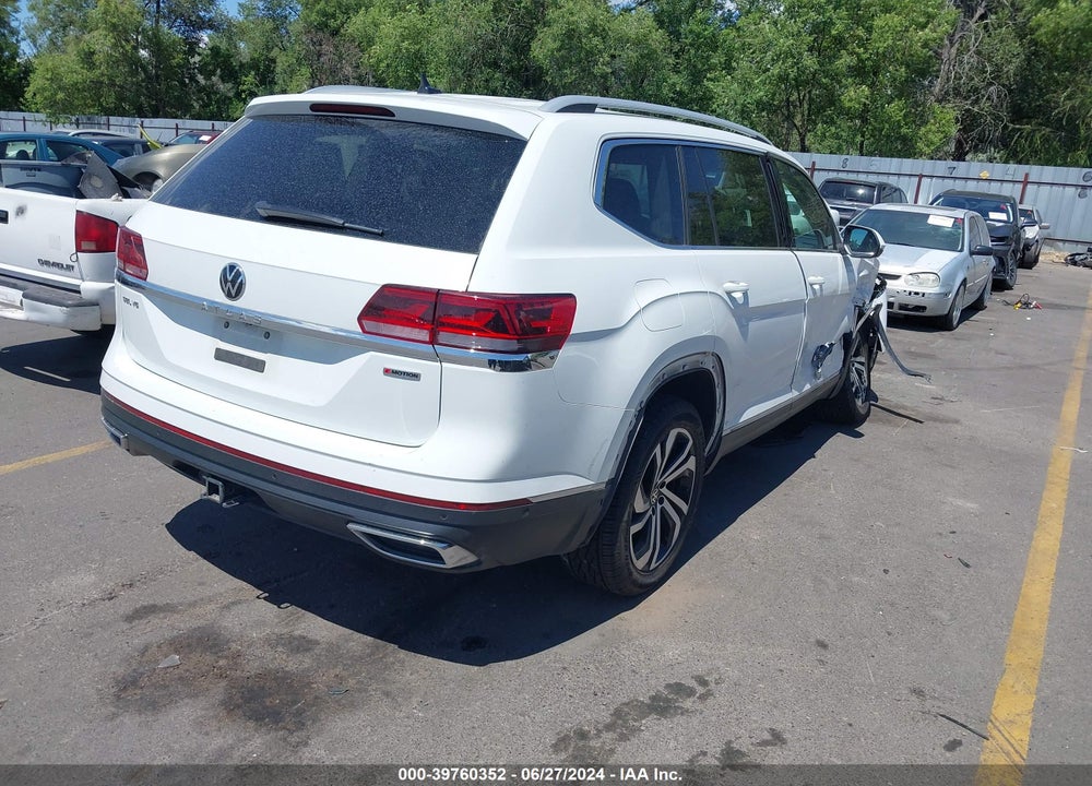 2021 VOLKSWAGEN ATLAS 3.6L V6 SEL PREMIUM VIN: 1V2TR2CA7MC506530