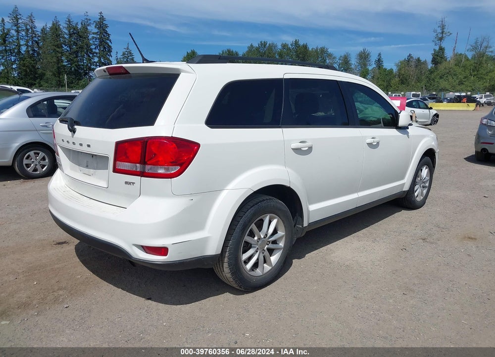 2015 DODGE JOURNEY SXT VIN: 3C4PDCBB8FT741902