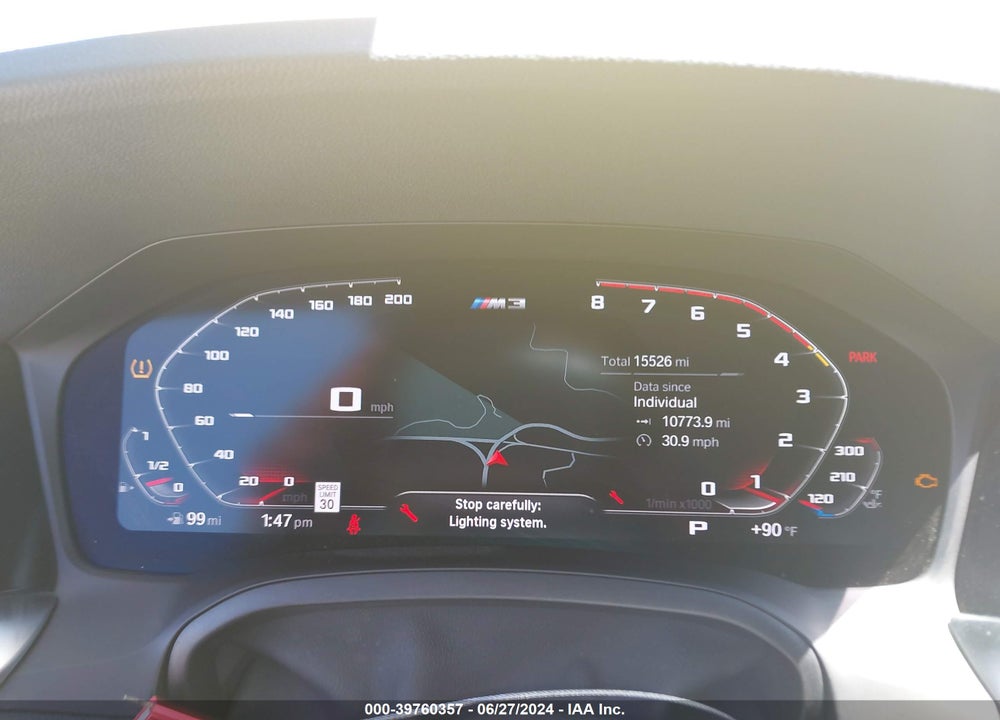2022 BMW M3 COMPETITION XDRIVE VIN: WBS43AY04NFN08178
