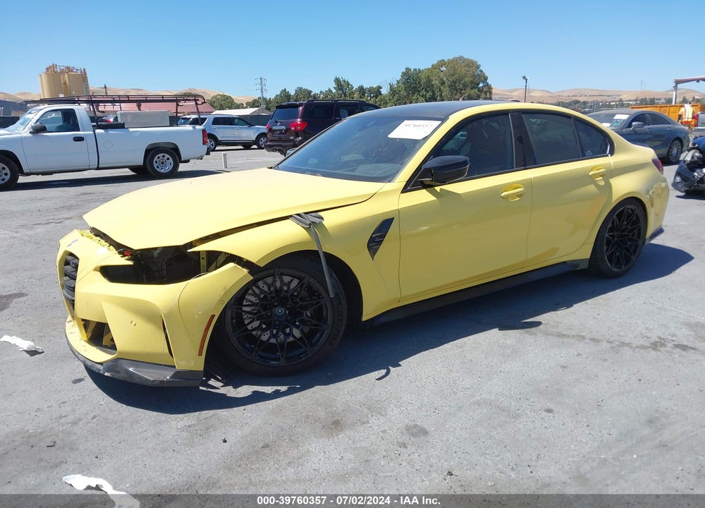 2022 BMW M3 COMPETITION XDRIVE VIN: WBS43AY04NFN08178