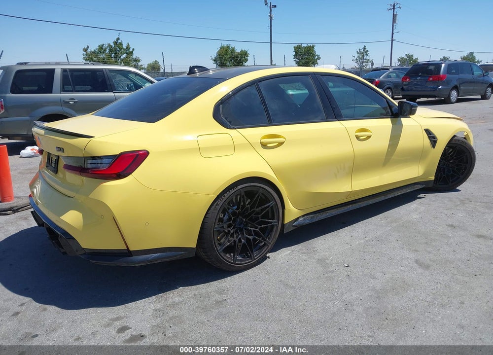 2022 BMW M3 COMPETITION XDRIVE VIN: WBS43AY04NFN08178