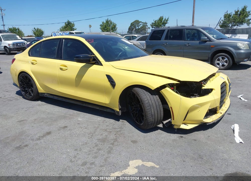 2022 BMW M3 COMPETITION XDRIVE VIN: WBS43AY04NFN08178