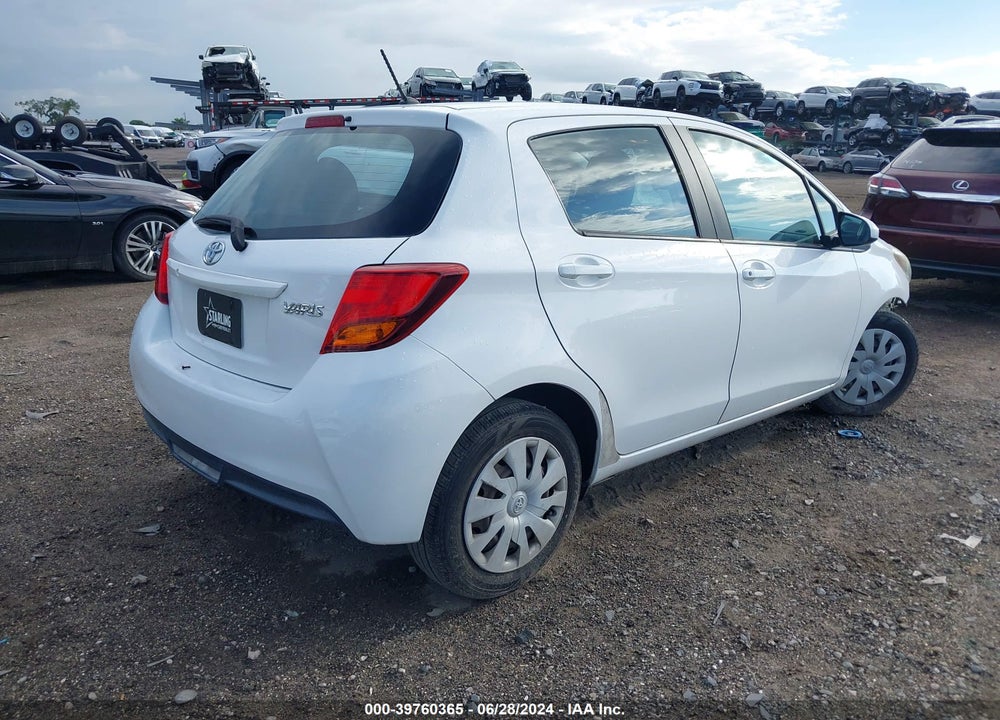 2017 TOYOTA YARIS L VIN: VNKKTUD37HA080132